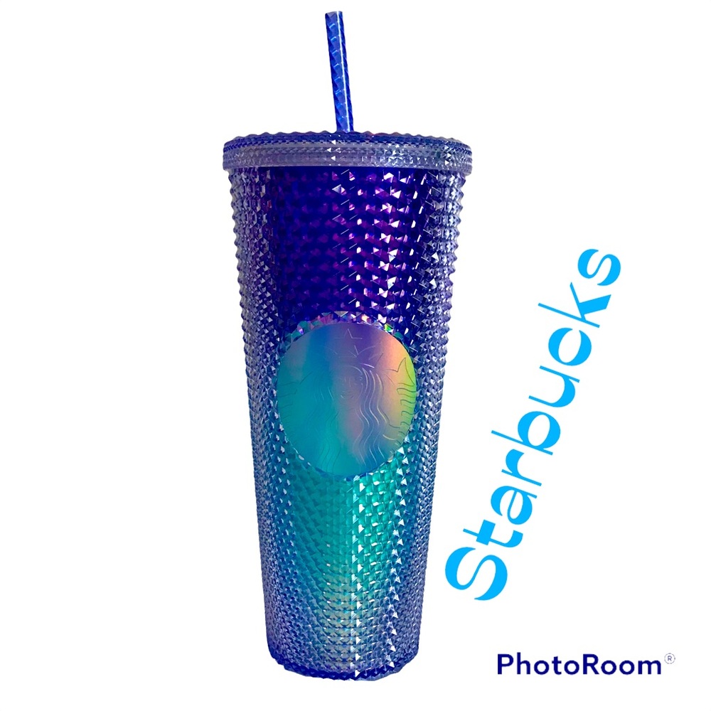 Starbucks HTF Purple/Blue Sparkle Studded Tumbler